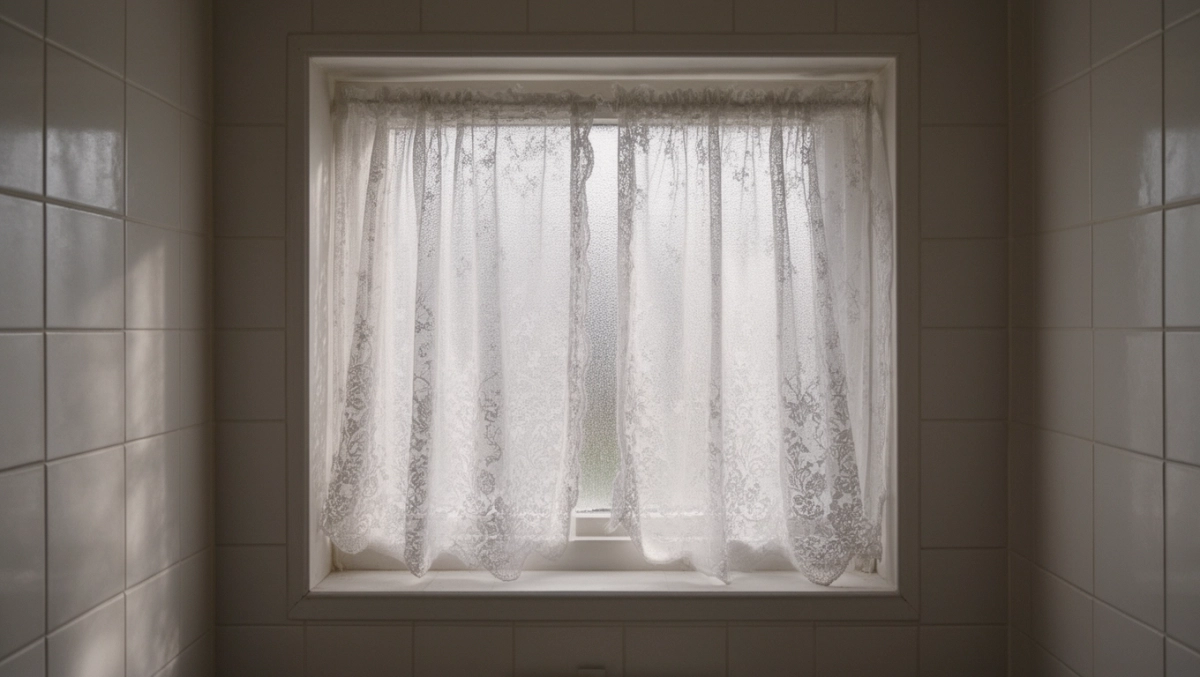 Firanki do łazienki małe okno