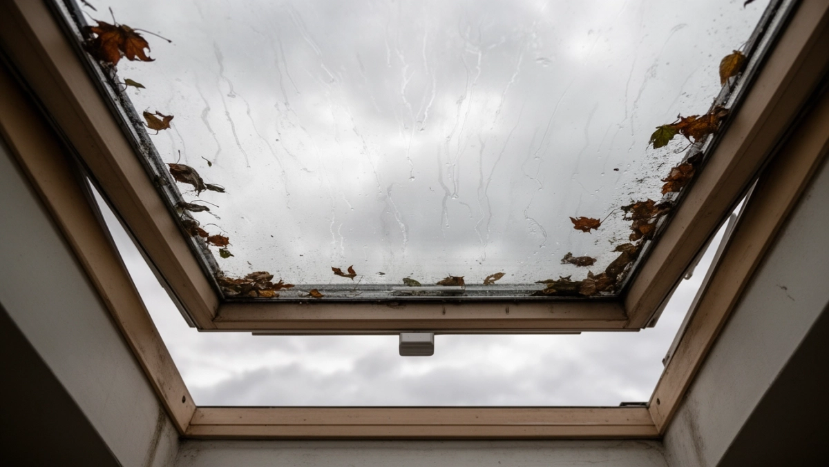 Jak umyć okno dachowe z dolnym otwieraniem