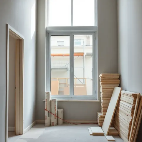 Co po oknach na budowie