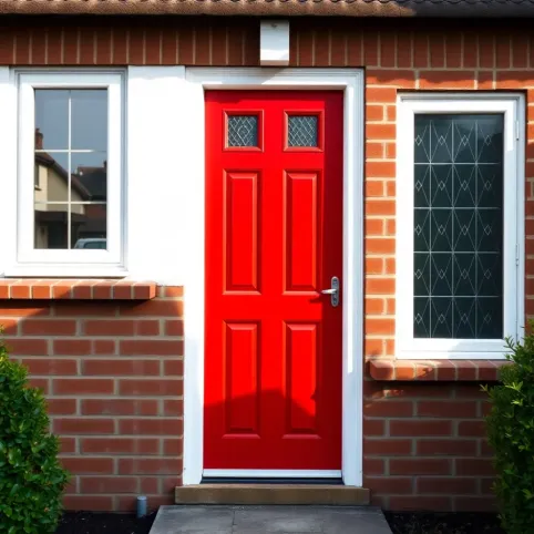 Drzwi zewnętrzne w innym kolorze niż okna